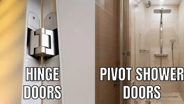 Hinged vs. Pivot Shower Doors