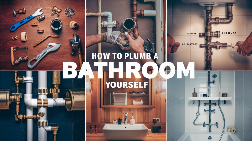 How to plumb a bathroom myself