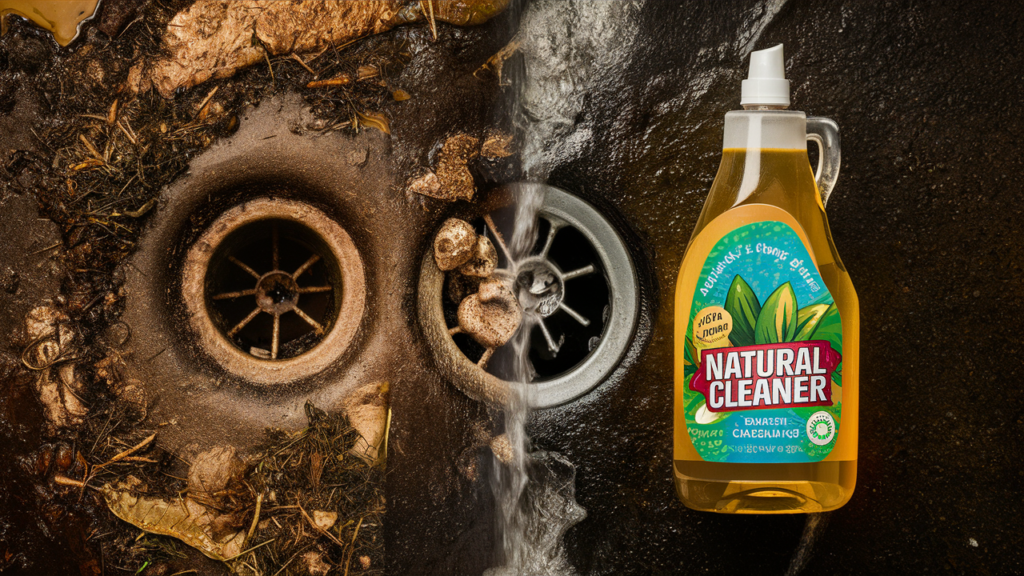 Natural Cleaner for Smelly Drains